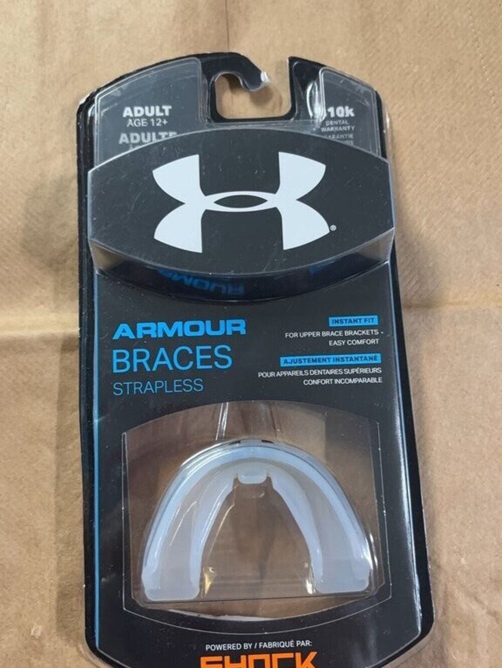 Under Armour Armour Braces Strapless Mouthguard New in package